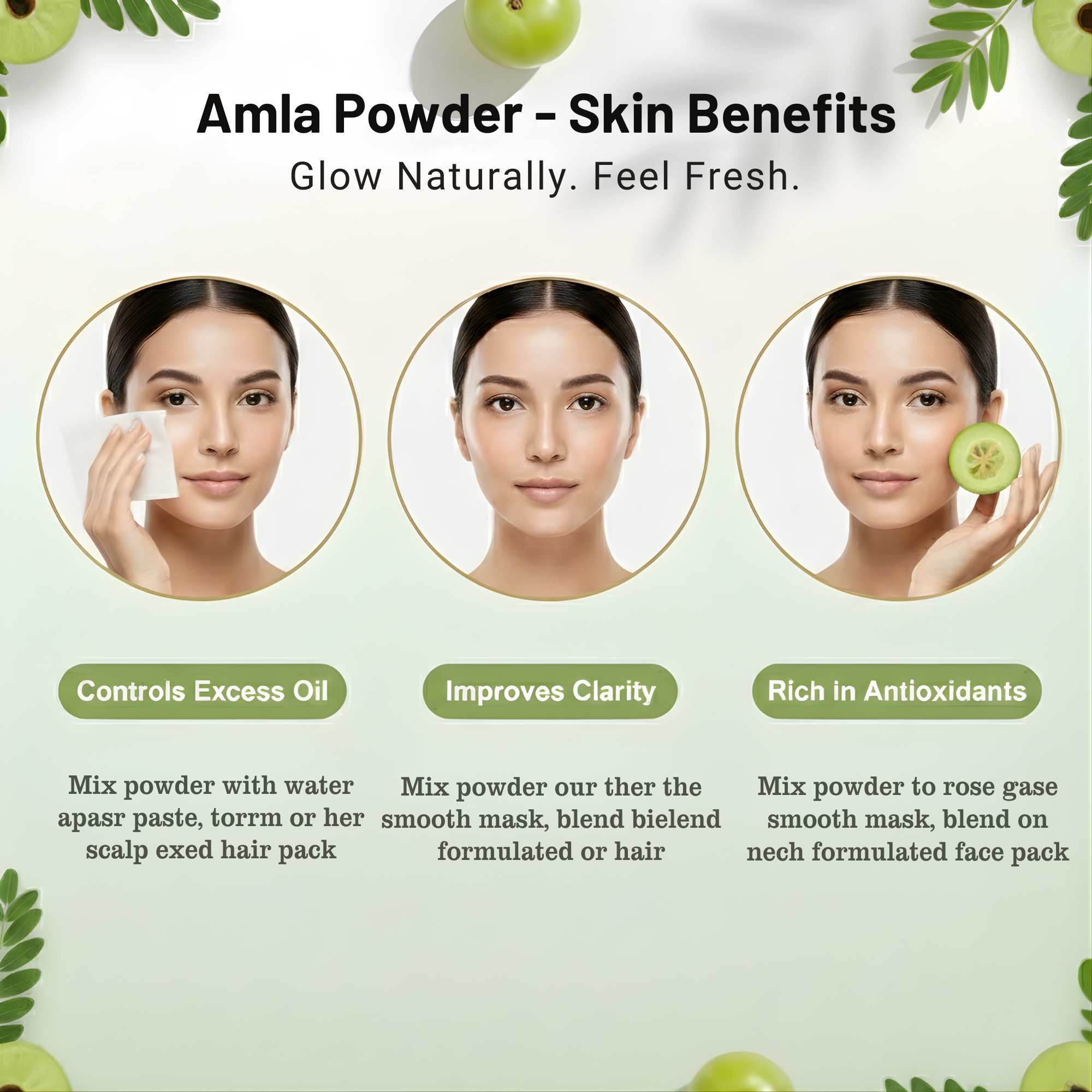 Sanjeevani Natural Amla Powder | Promotes Hair Growth Glowing Skin & Boosts Immunity | Pack of 100gm - Image 3